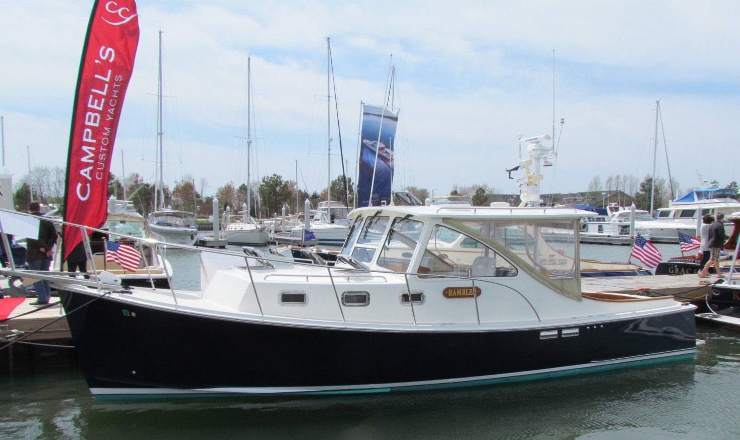 Campbell's Yacht Sales Boat Show Display