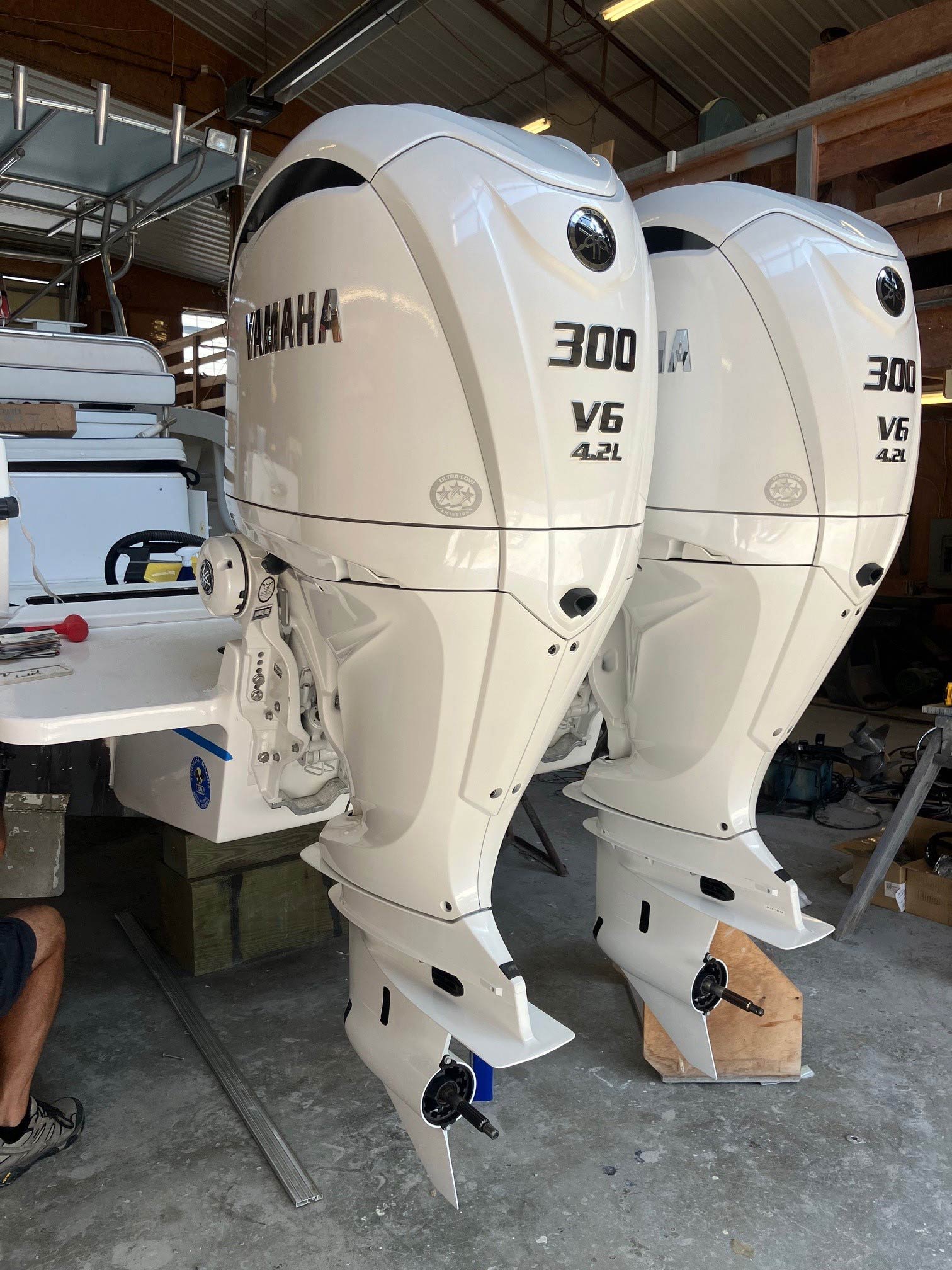 New Yamaha Outboard Engines installed