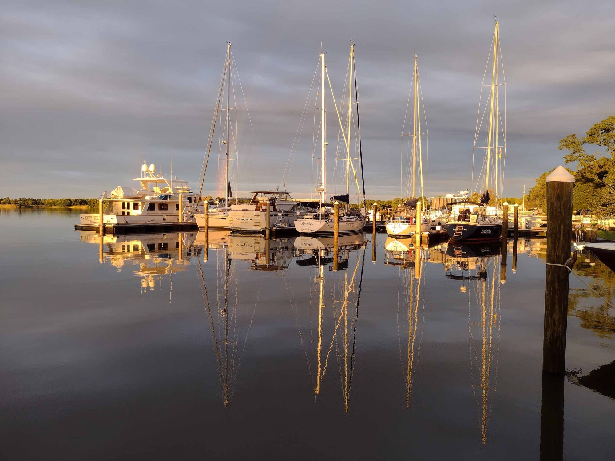 Jack's Point Boatyard Early Evening